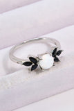 Opal and Zircon Contrast Ring - OmniGlitz 