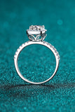 Square Moissanite Ring - OmniGlitz 