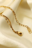 Icing on the Cake Rhinestone Double-Layered Bracelet - OmniGlitz 