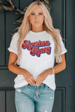 American HONEY Cuffed Tee - OmniGlitz 