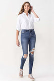 Lovervet Hayden Full Size High Rise Skinny - OmniGlitz 