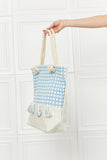 Justin Taylor Picnic Date Tassle Tote Bag - OmniGlitz 