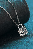 Moissanite Lock Pendant Necklace - OmniGlitz 