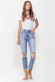 Lovervet Full Size Courtney Super High Rise Kick Flare Jeans - OmniGlitz 