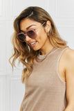 Square Metal-Plastic Hybrid Temple Sunglasses - OmniGlitz 