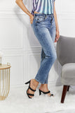 Kancan Full Size Amara High Rise Slim Straight Jeans - OmniGlitz 