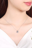 Moissanite Lock Pendant Necklace - OmniGlitz 