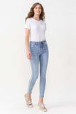 Lovervet Full Size Talia High Rise Crop Skinny Jeans - OmniGlitz 
