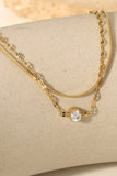 Icing on the Cake Rhinestone Double-Layered Bracelet - OmniGlitz 