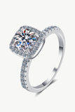 Square Moissanite Ring - OmniGlitz 