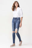 Lovervet Hayden Full Size High Rise Skinny - OmniGlitz 