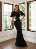 Woman'S' New Hip Sexy Long Skirt Puff Sleeve Party Dress - OmniGlitz 